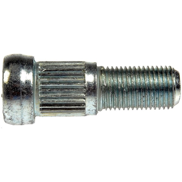 610-169 1/2-20 Serrated Wheel Stud - .620 In. Knurl, 1-5/8 In. Length